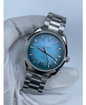 (준비완료/특급배송 )NO.2637/VS공장 오메가 Aqua Terra 150M SS VSF 1:1 Best Edition Turquoise Dial on SS Bracelet A8900 Super Clone