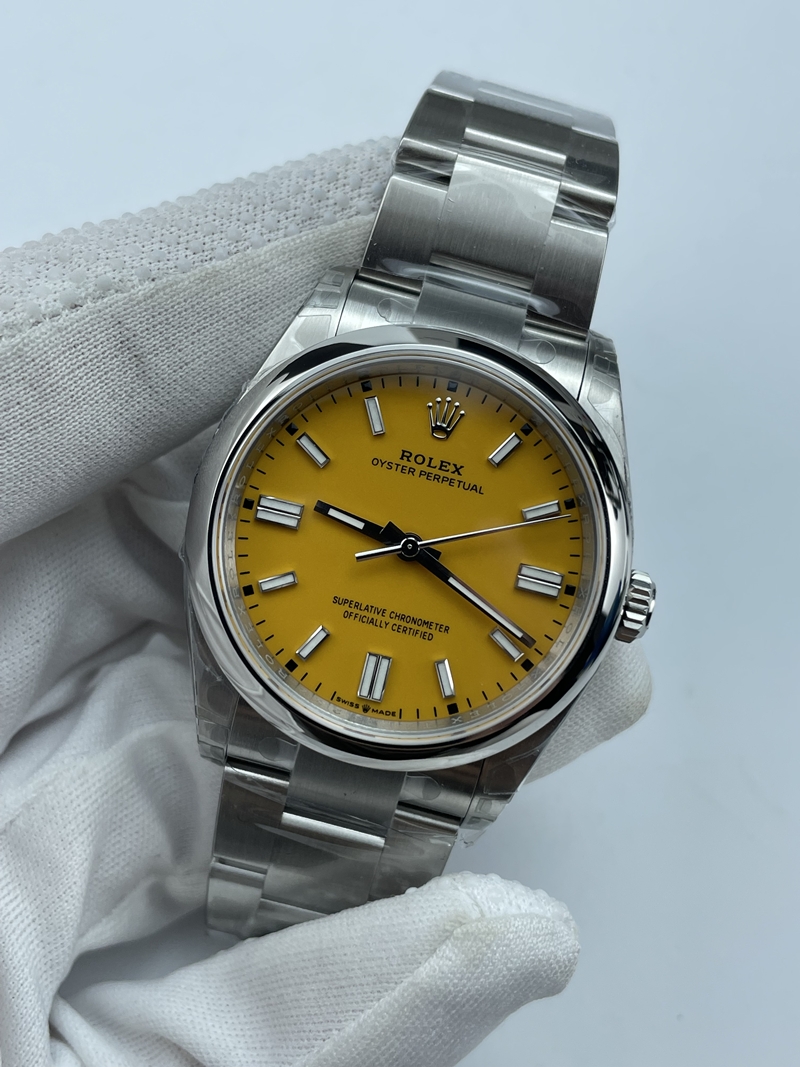 (준비완료/특급배송)NO.3441/VS공장 롤렉스 오이스터퍼페츄얼 36미리 옐로우 다이얼